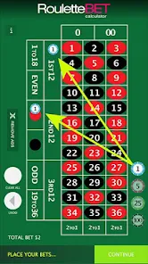 Photo: roulette betting calculator