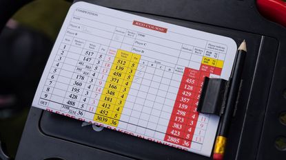 Photo: golf betting get two strokes per hole