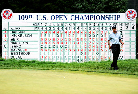 Photo: 2000 us open leaderboard