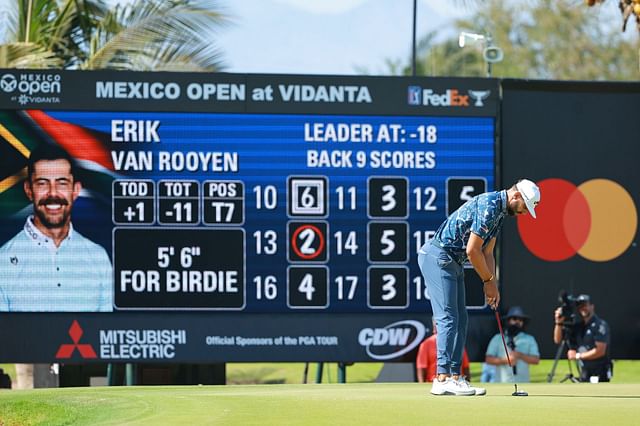 Photo: 2023 mexico open leaderboard