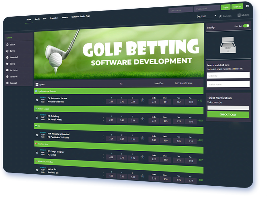 Photo: golf paramutual betting system pc software