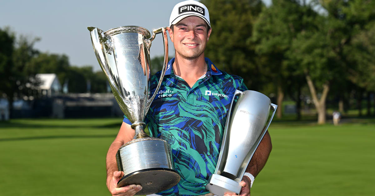 Photo: how much did viktor hovland win yesterday