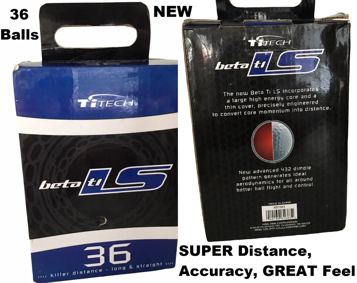 Photo: beta ti 36 golf balls