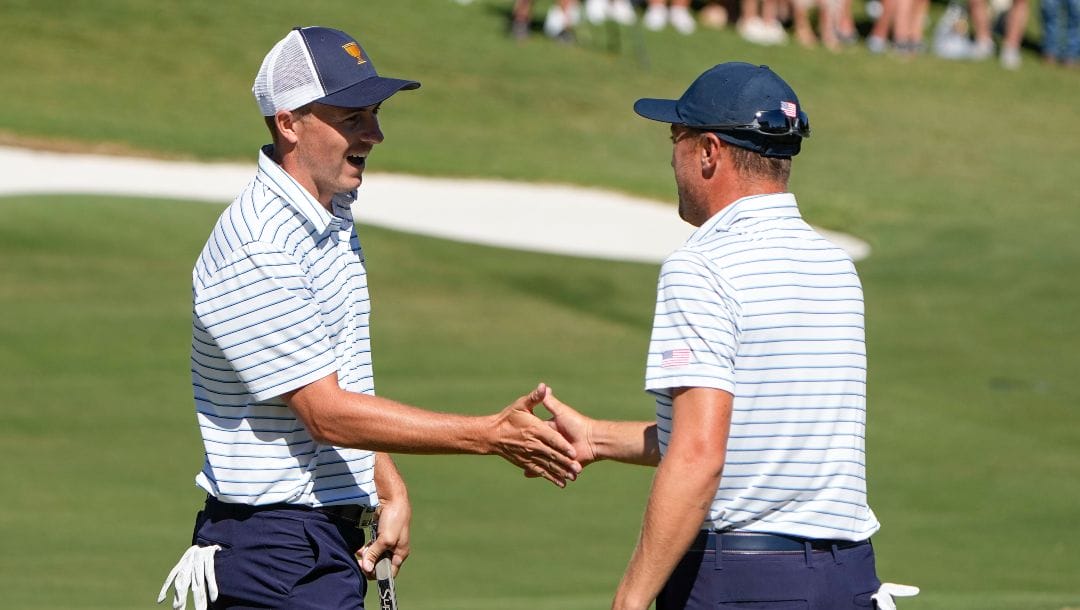 Photo: golf bet head to head tie push