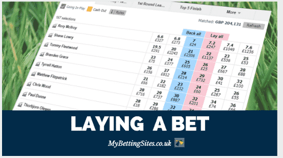 Photo: layed golf betting terms