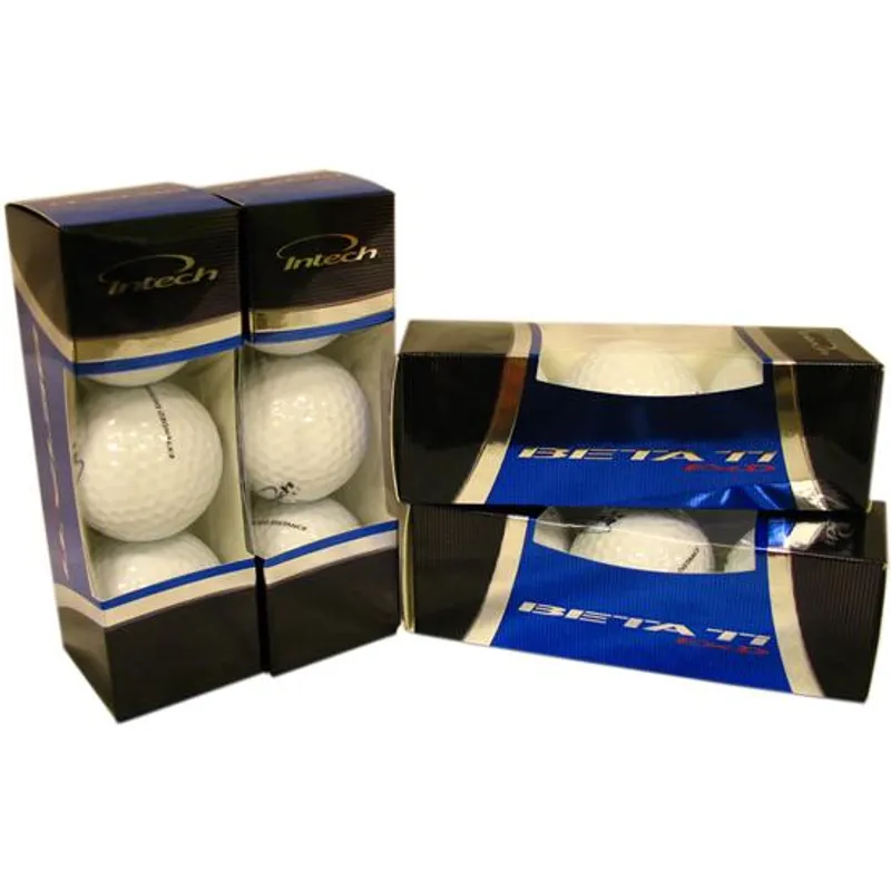 Photo: intech beta ti distance golf balls 4 pack