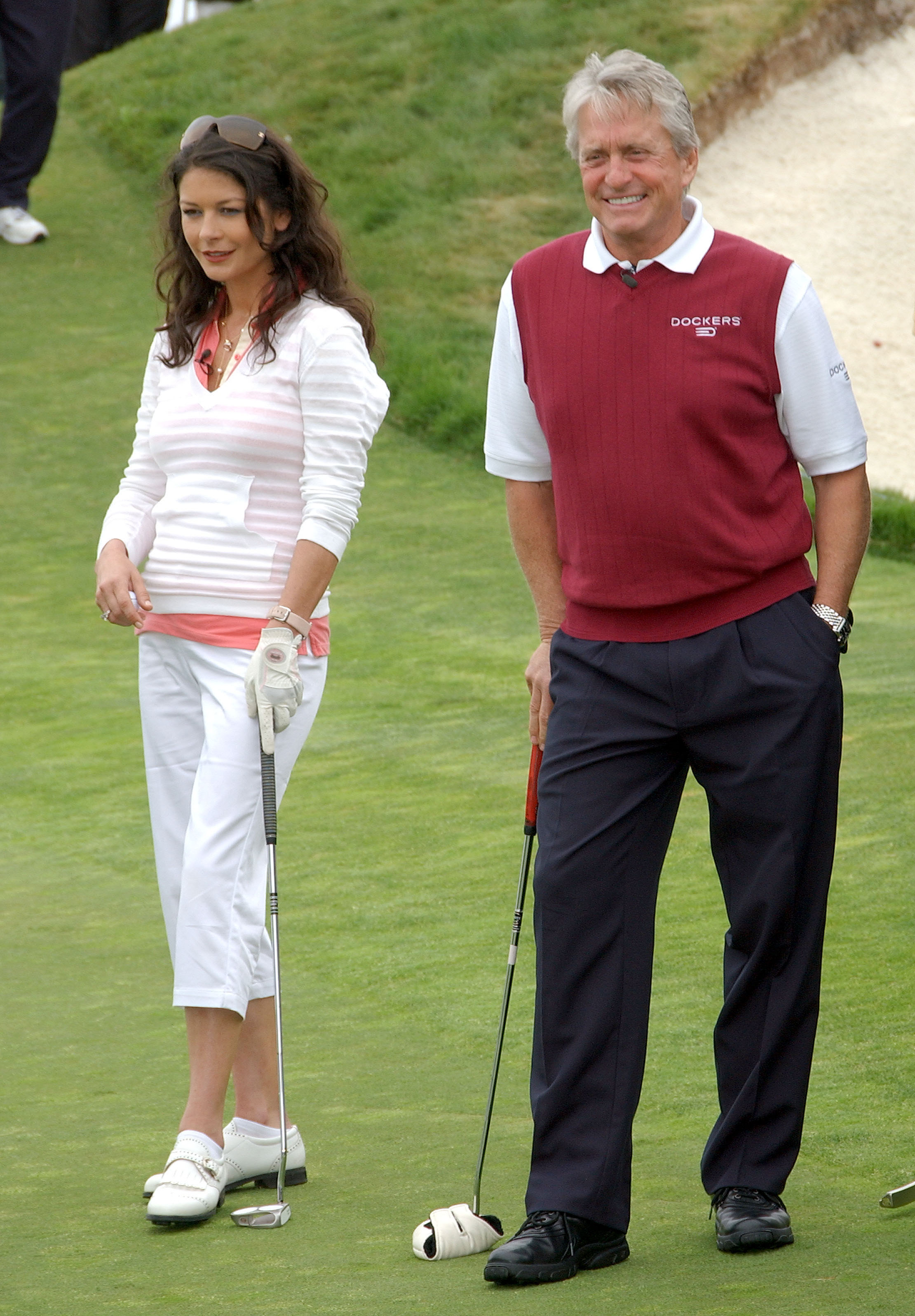 Photo: catherine zeta jones golf bet