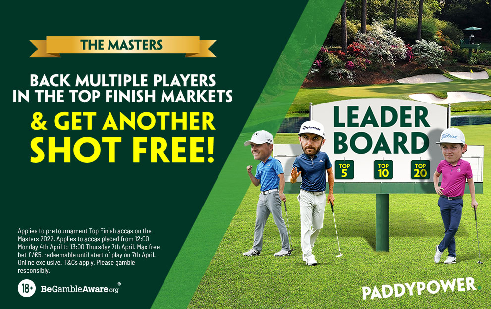 Photo: paddy power masters golf betting
