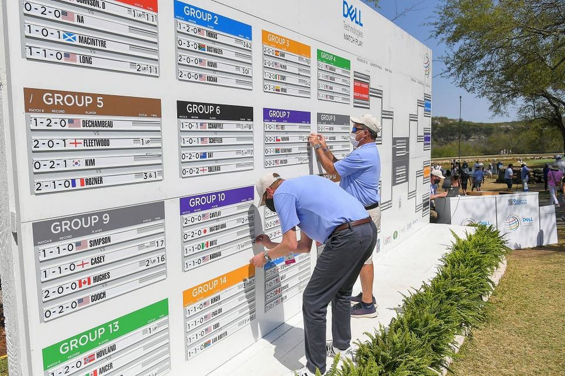 Photo: pga tour wgc dell match play leaderboard