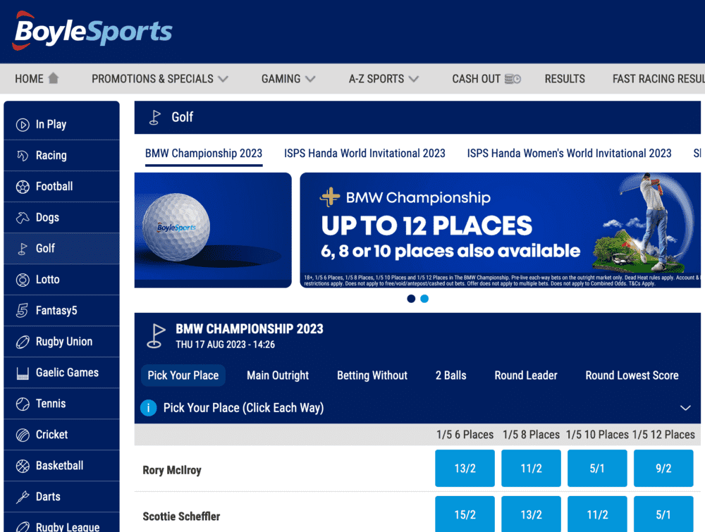 Photo: british open golf betting directory