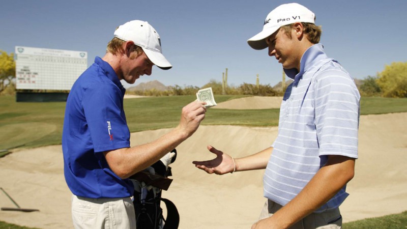 Photo: betting games to play while golfing
