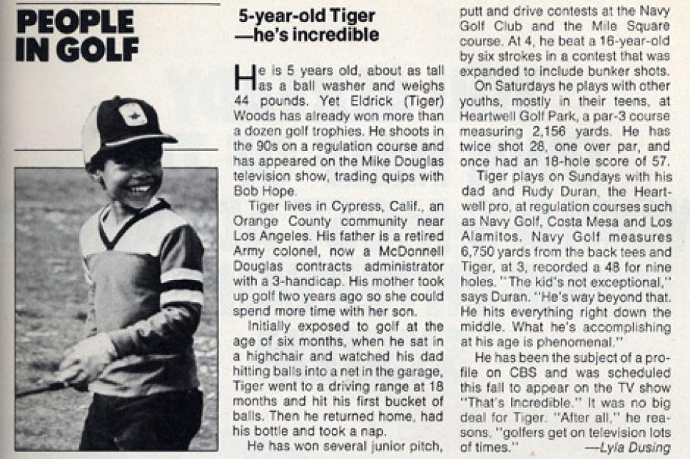 Photo: golf digest tiger bet
