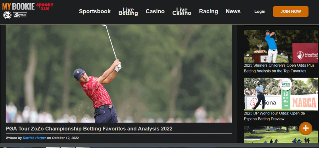 Photo: bedste golf betting sider