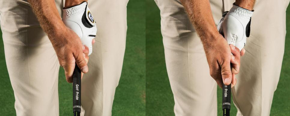 Photo: bet golf grip to hit a fade