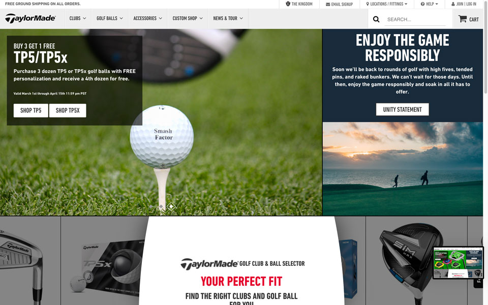 Photo: bets online golf shop