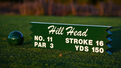 Photo: betting hole distance golf