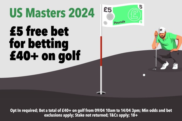 Photo: betting on us masters golf