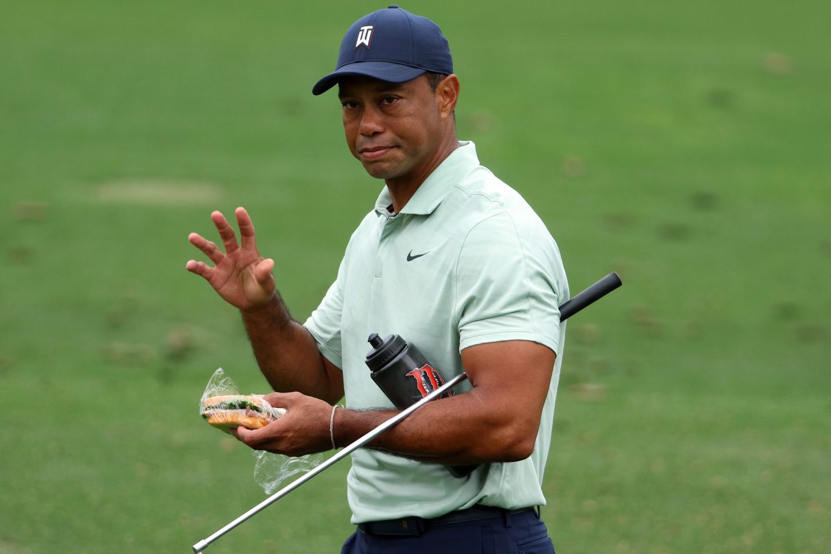 Photo: golf masters bet tiger woods