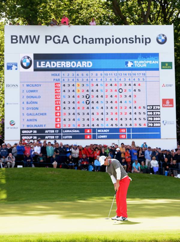 Photo: b m w golf leaderboard