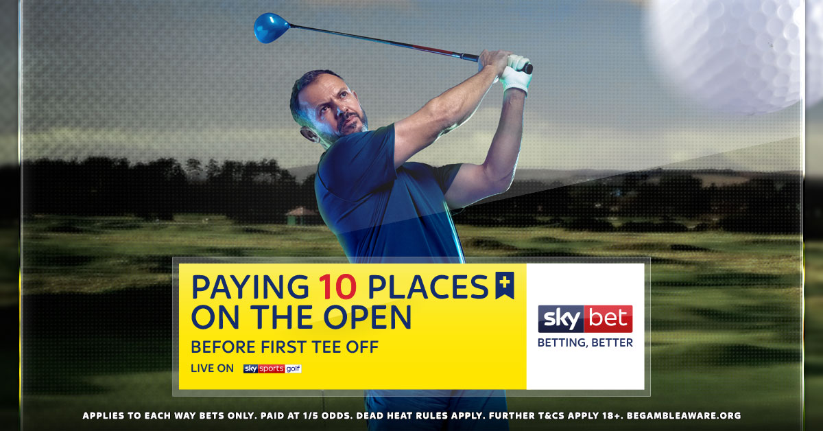 Photo: sky bet open golf each way