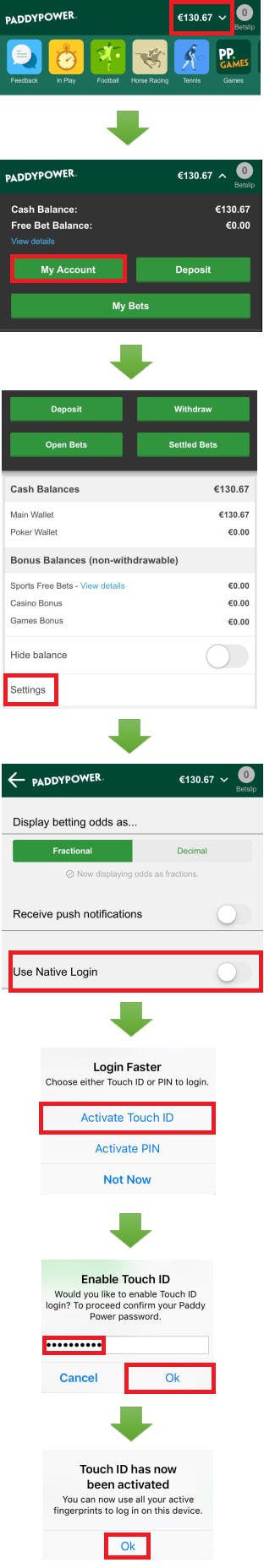 Photo: log in paddy power
