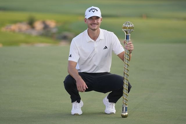 Photo: golf dp world tour championship leaderboard