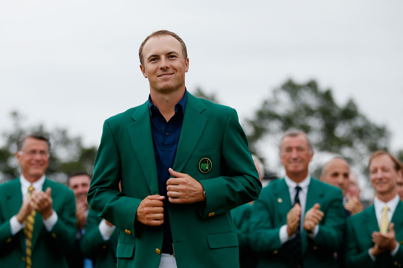Photo: golf masters bet green jacket