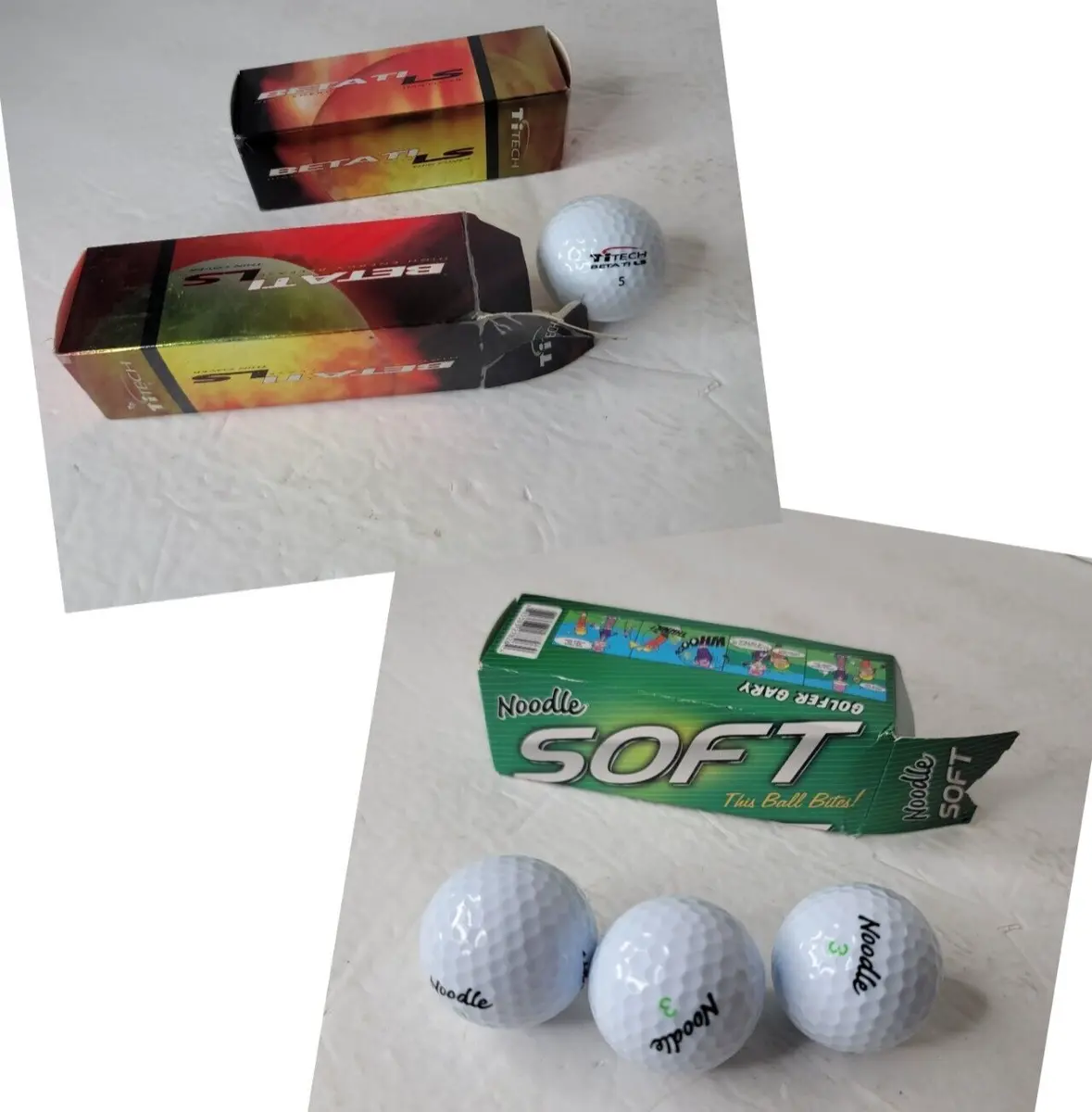 Photo: intech beta ti ls golf balls