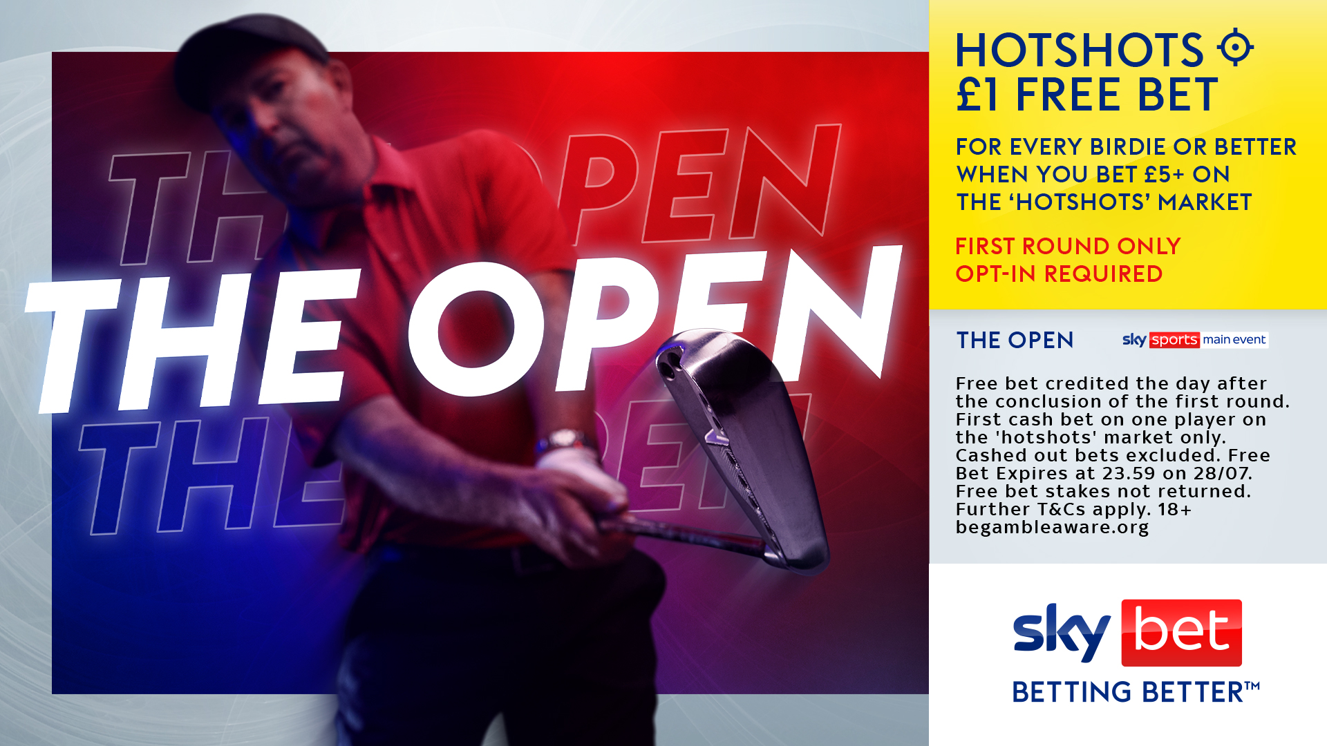 Photo: open golf odds sky bet