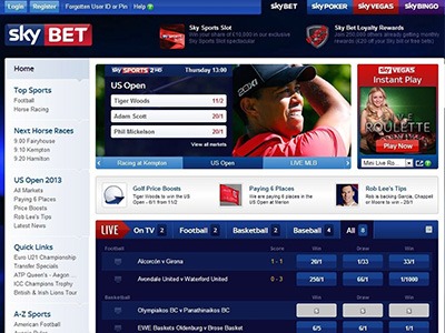 Photo: sky bet golf odds