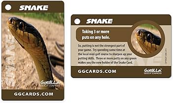 Photo: snake golf betting game