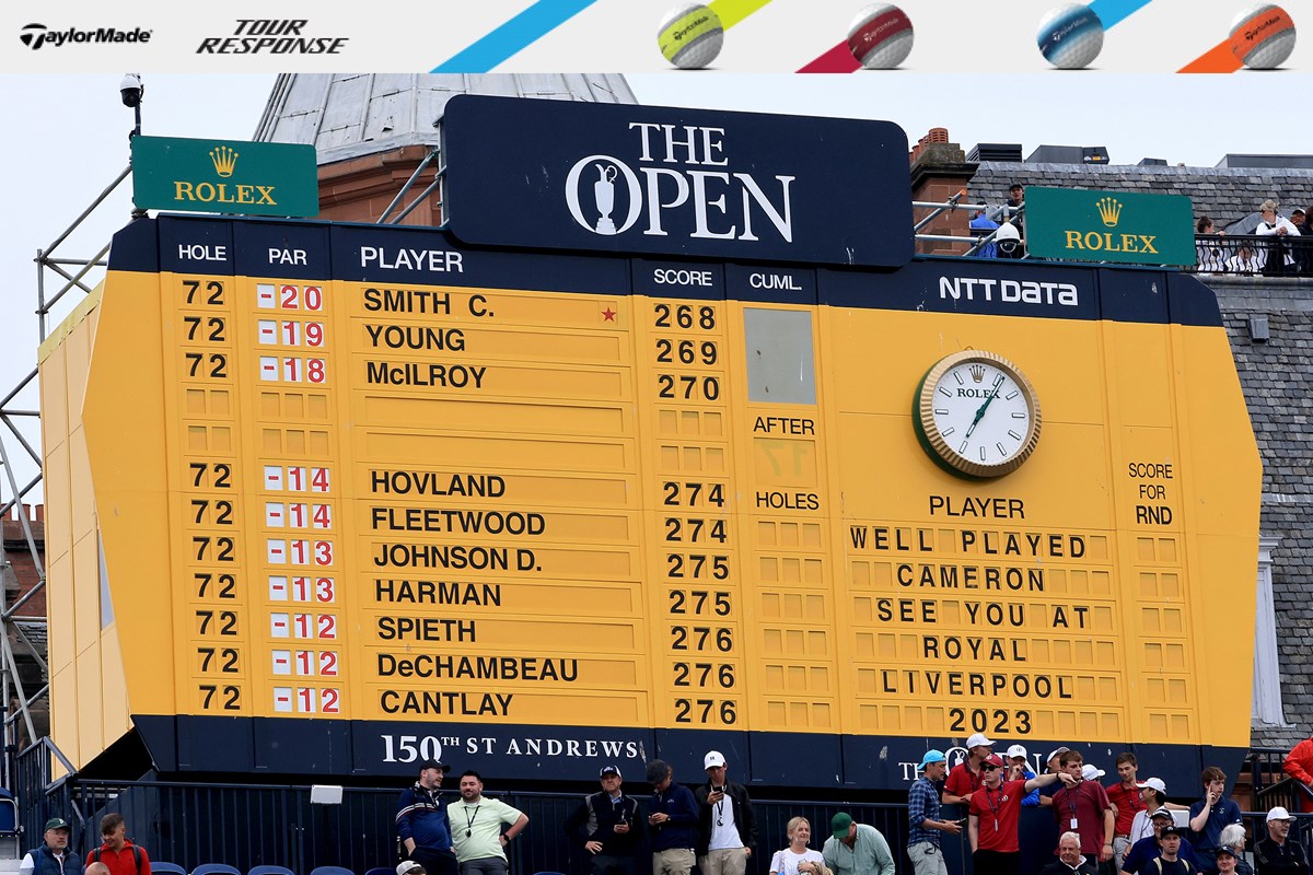 Photo: uk open golf leaderboard